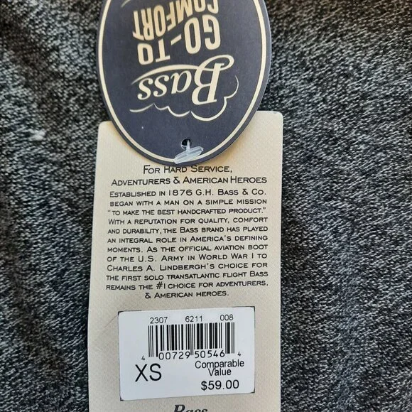 NWT G. H. Bass & Co. Grey Cardigan XS - Picture 4 of 8